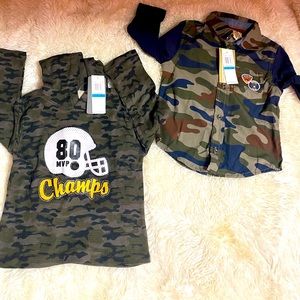 Toddler boys headquarters shirts . Brand new with tags